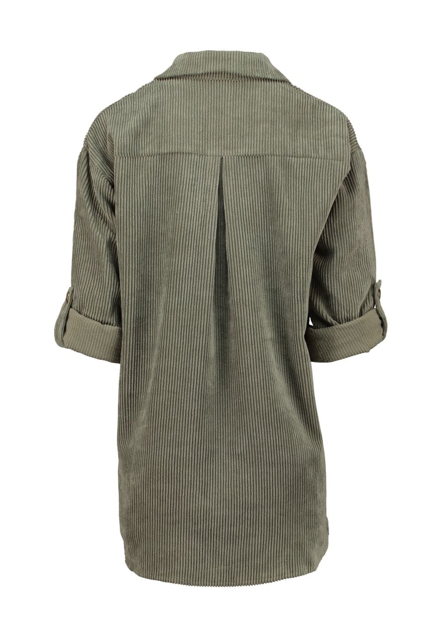Cordbluse Damen Ro44bina
