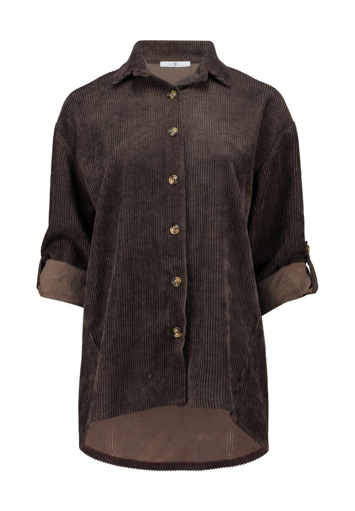 Cordbluse Damen Ro44bina
