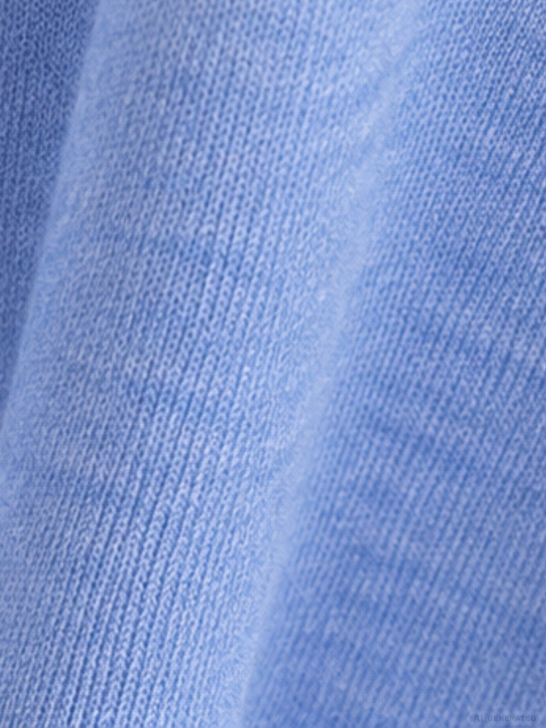 Hellblaues Damen Feinstrickshirt mit Rundhals