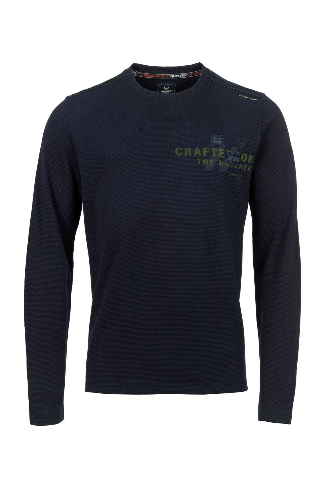 Langarmshirt Herren leichte Struktur