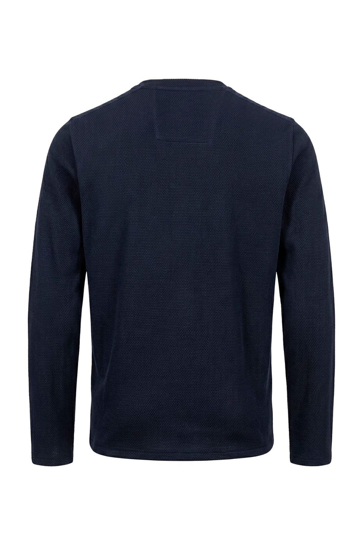 Langarmshirt Herren leichte Struktur