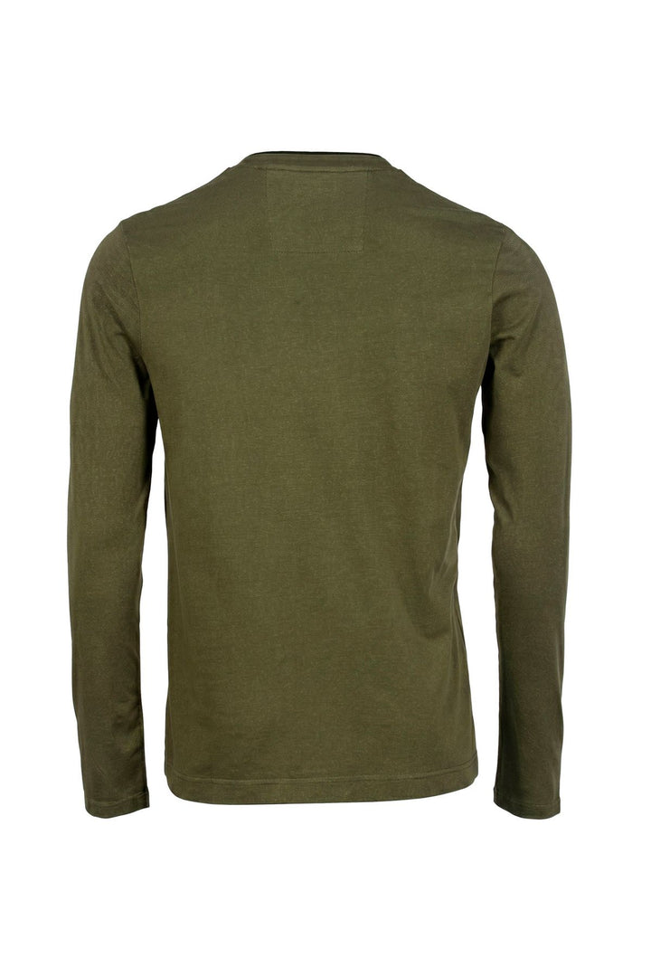 Langarmshirt Herren mit Patch