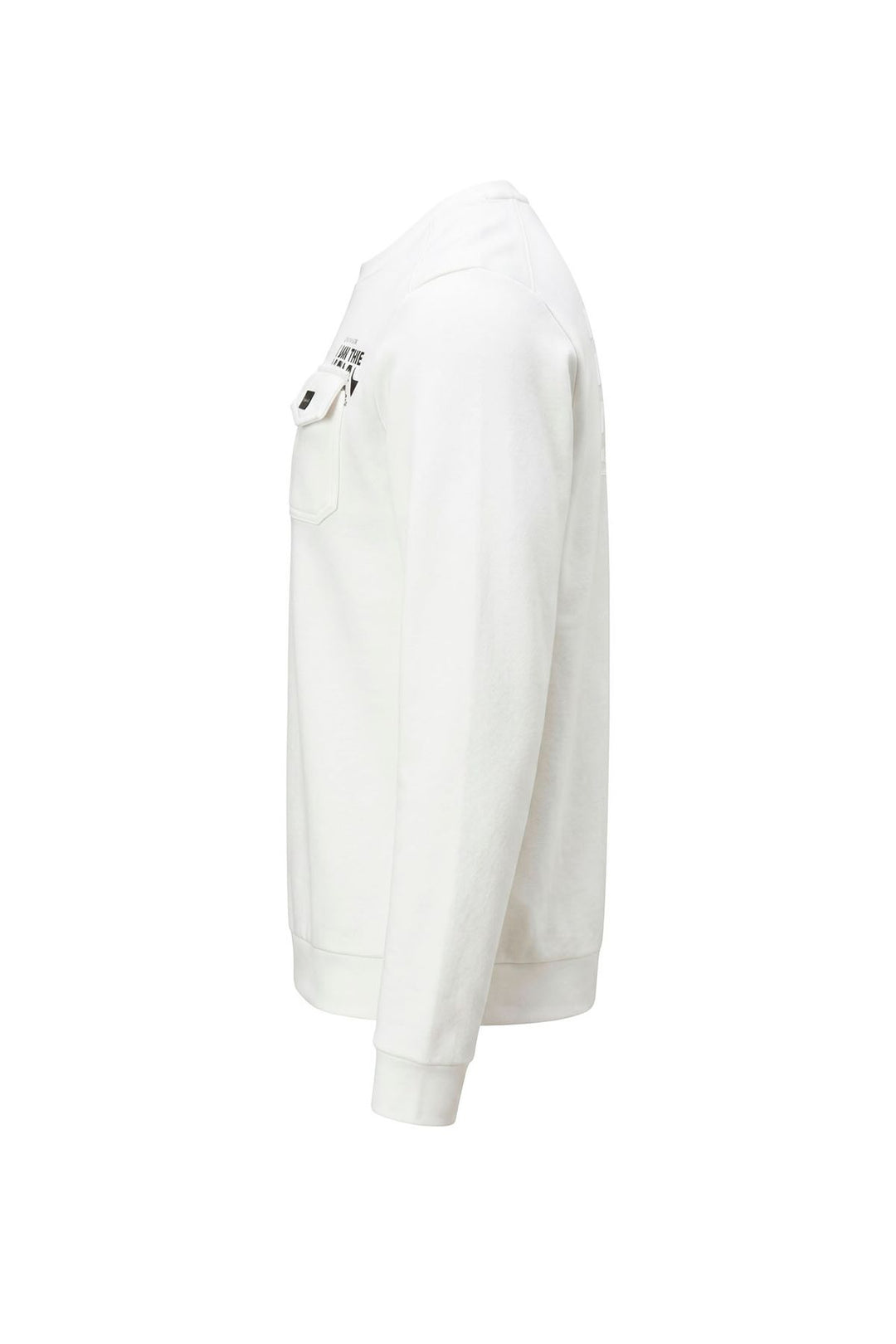 Sweatshirt Herren gepeachte Oberfläche