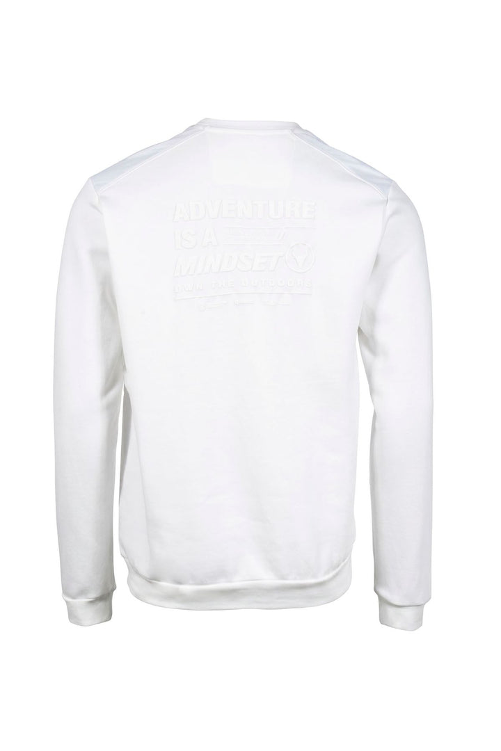 Sweatshirt Herren gepeachte Oberfläche