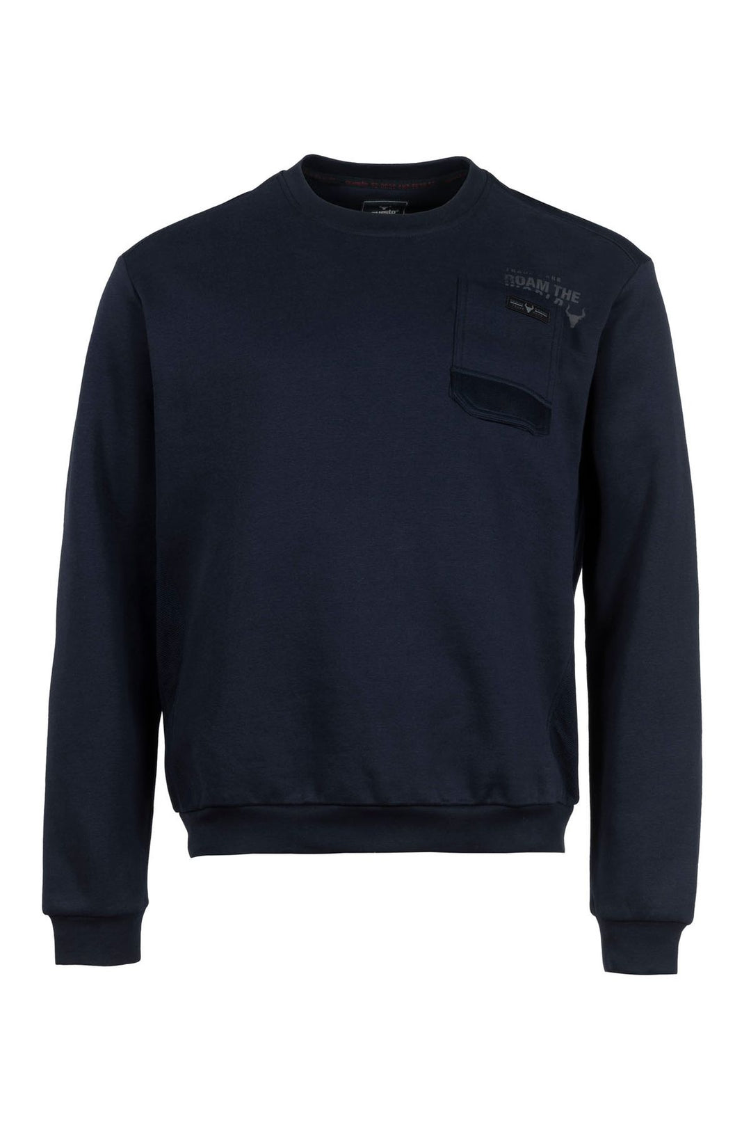 Sweatshirt Herren gepeachte Oberfläche