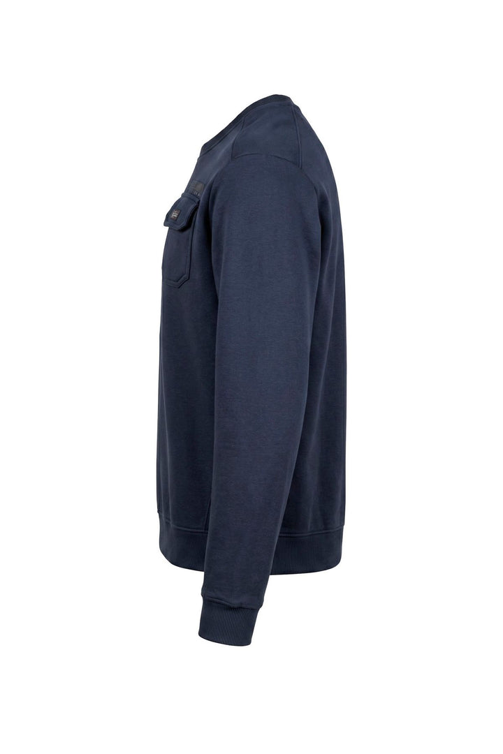 Sweatshirt Herren gepeachte Oberfläche