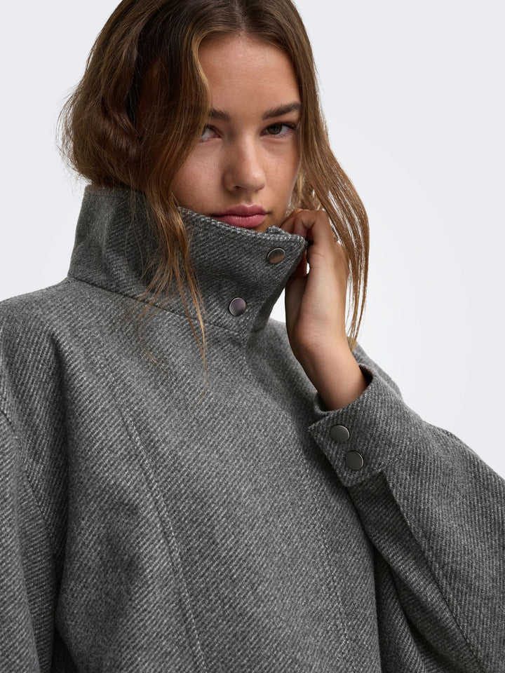 ONLASTA HIGH COLLAR BOMBER JACKET O
