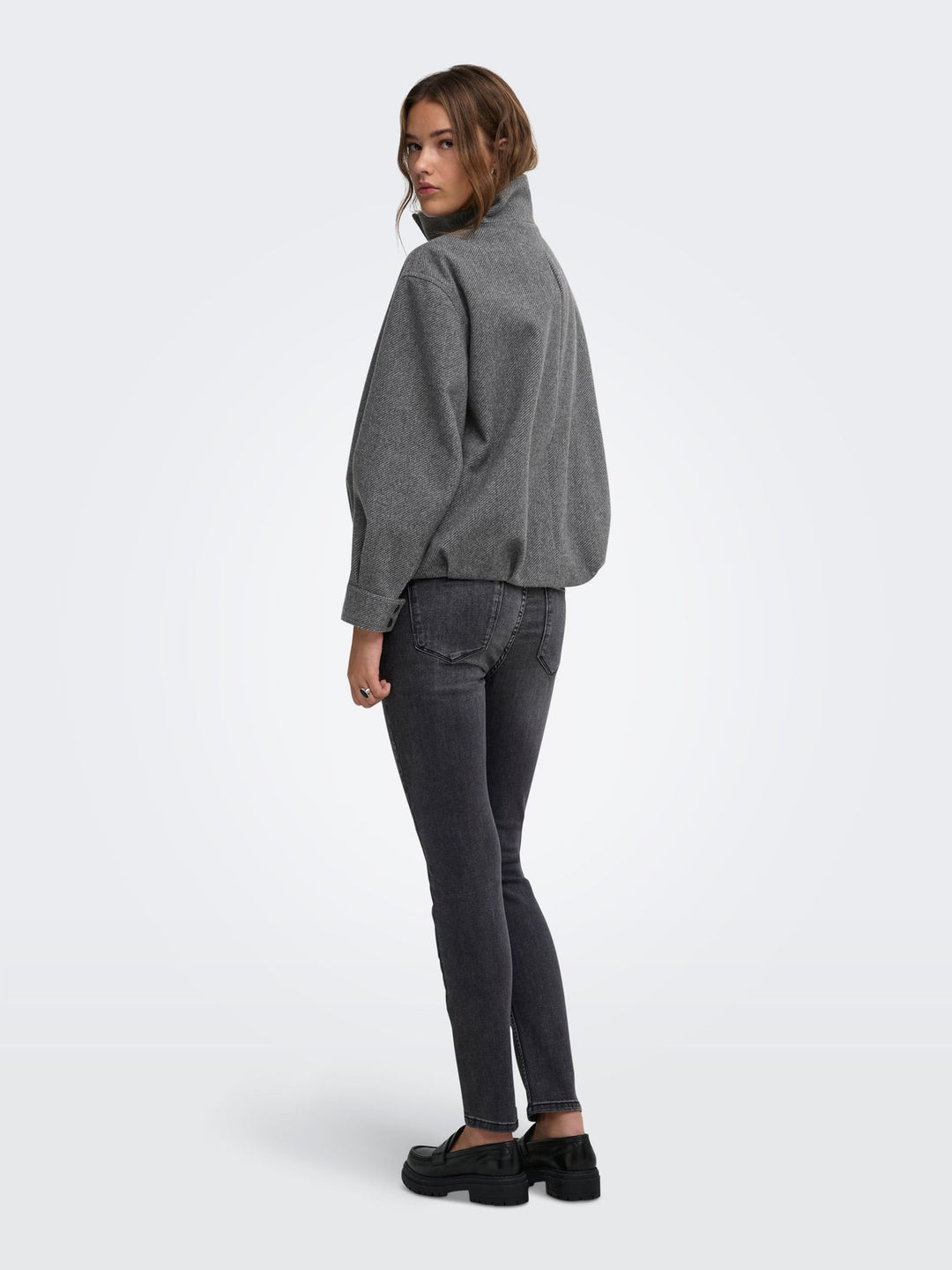 ONLASTA HIGH COLLAR BOMBER JACKET O