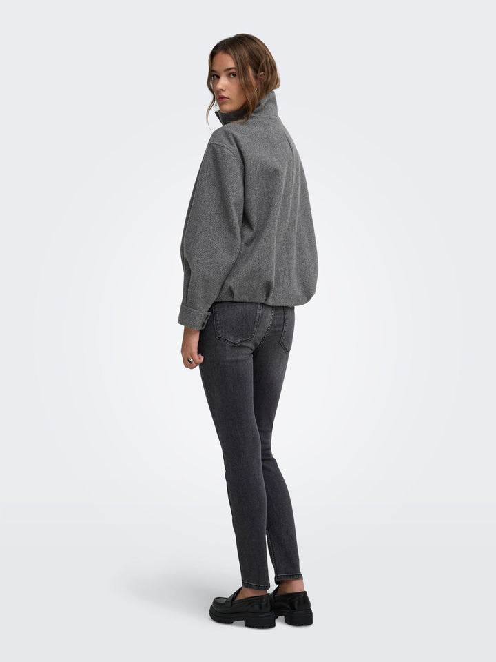 ONLASTA HIGH COLLAR BOMBER JACKET O