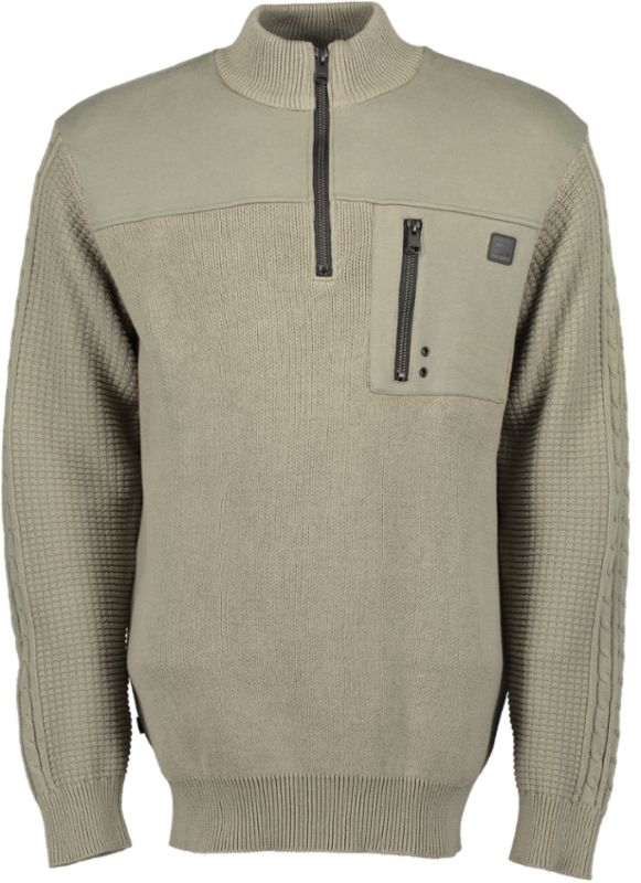 Strickpulli mit Stehkragen Herren