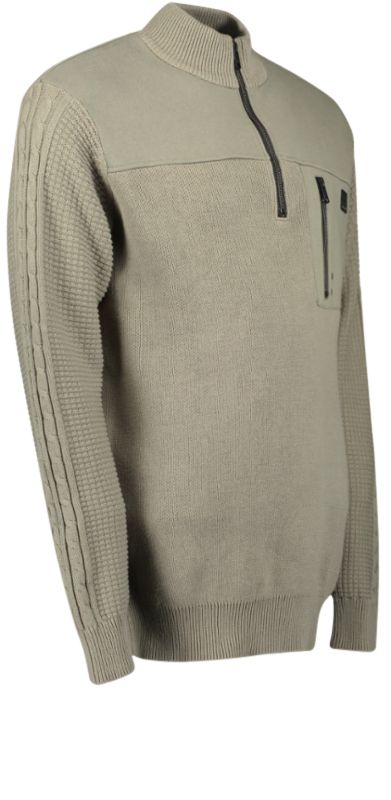 Strickpulli mit Stehkragen Herren
