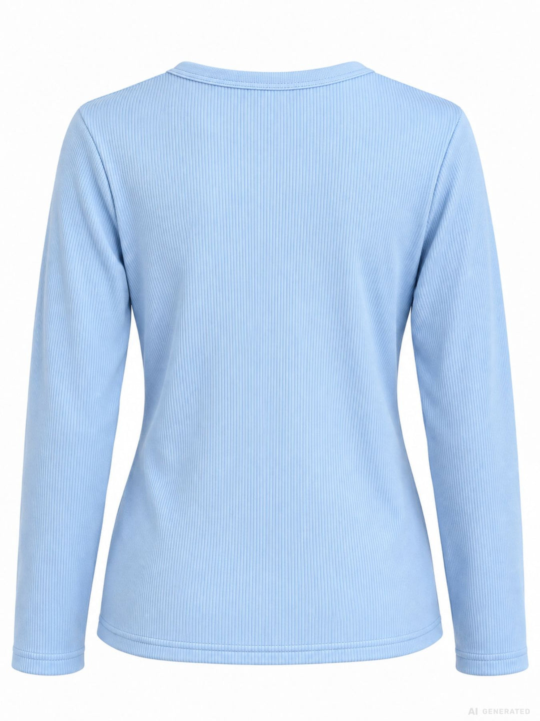 Strickpullover Damen Rundhals „LATINA“ – Hellblau