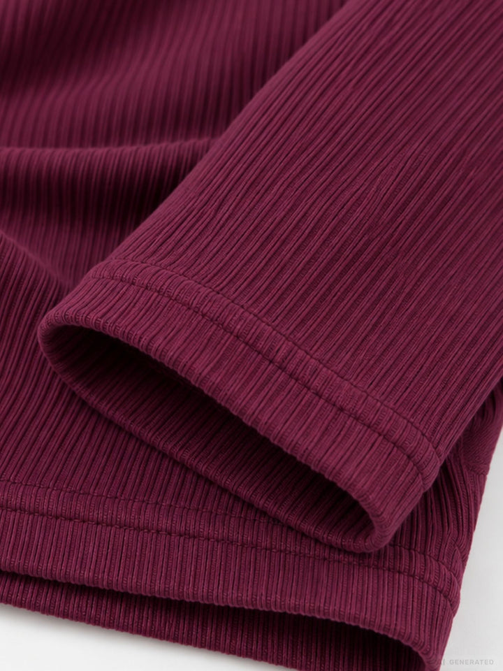 Strickpullover Damen Rundhals „LATINA“ – Rot