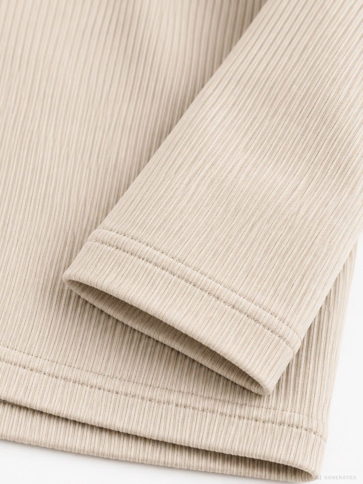 Strickpullover Damen Rundhals „LATINA“ – Beige