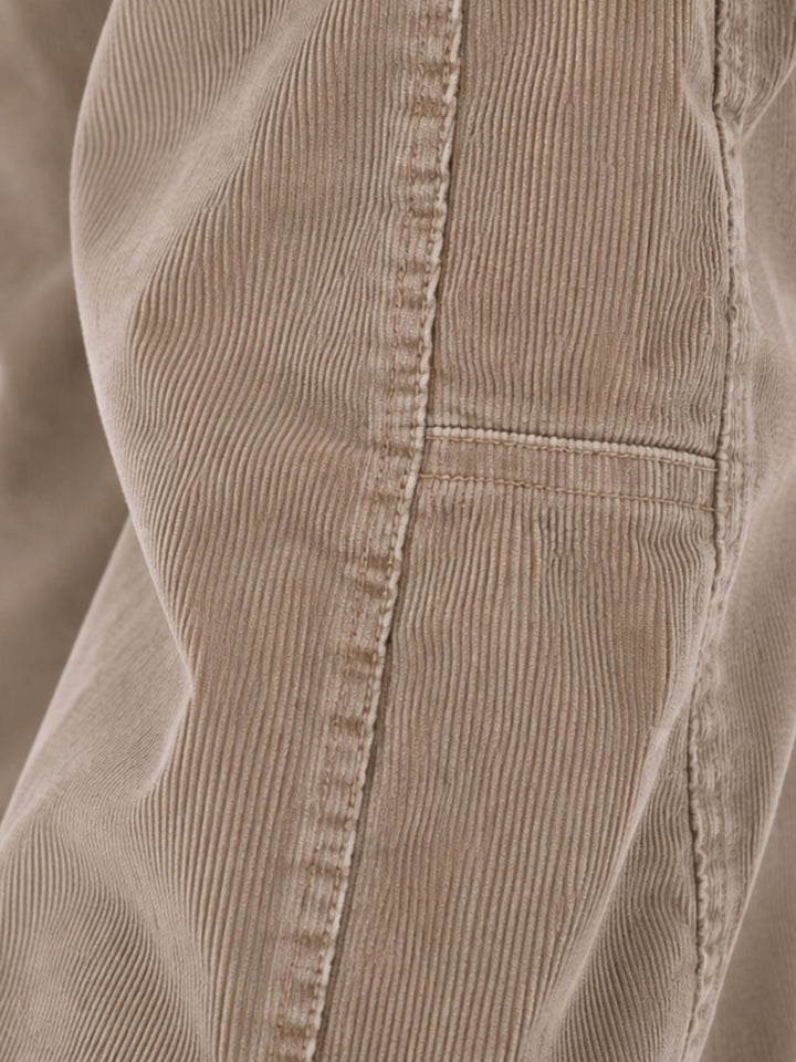 Damen Cordhose Barrel Fit – Albicocca