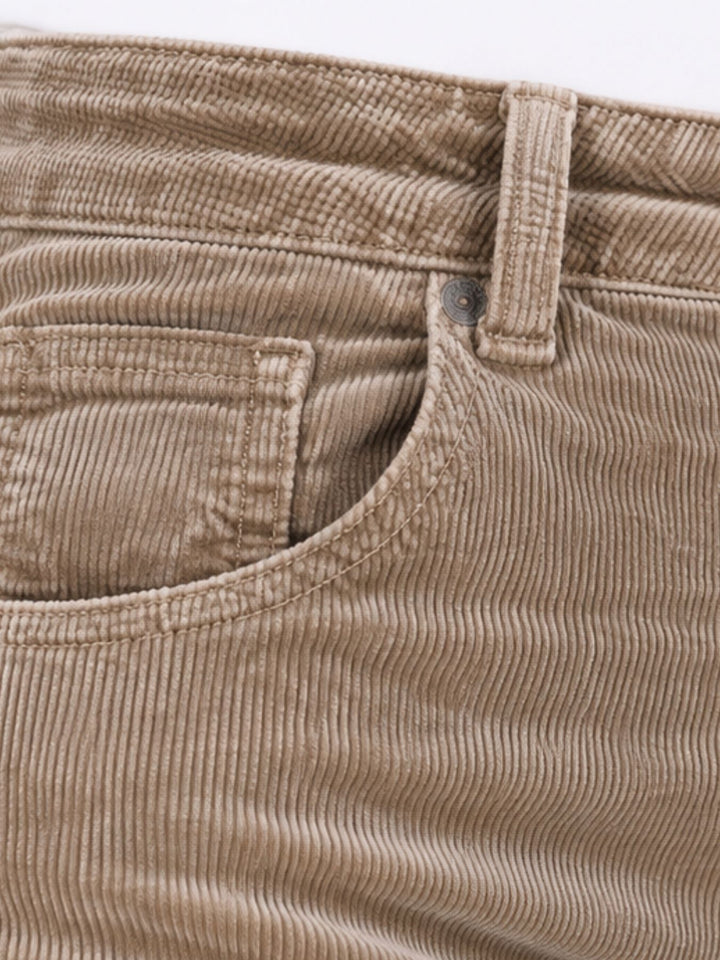 Straight Cordhose Damen – Beige