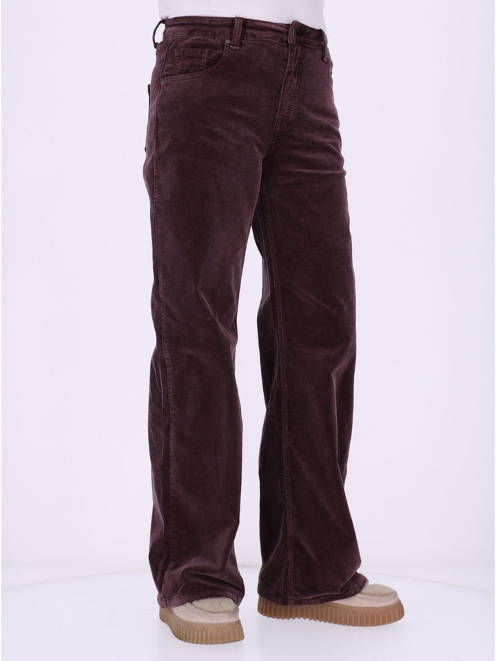 Straight Cordhose Damen – Raspberry