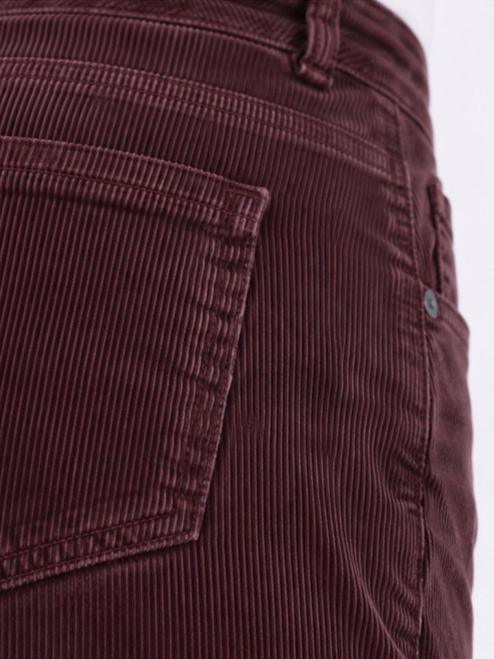 Straight Cordhose Damen – Raspberry