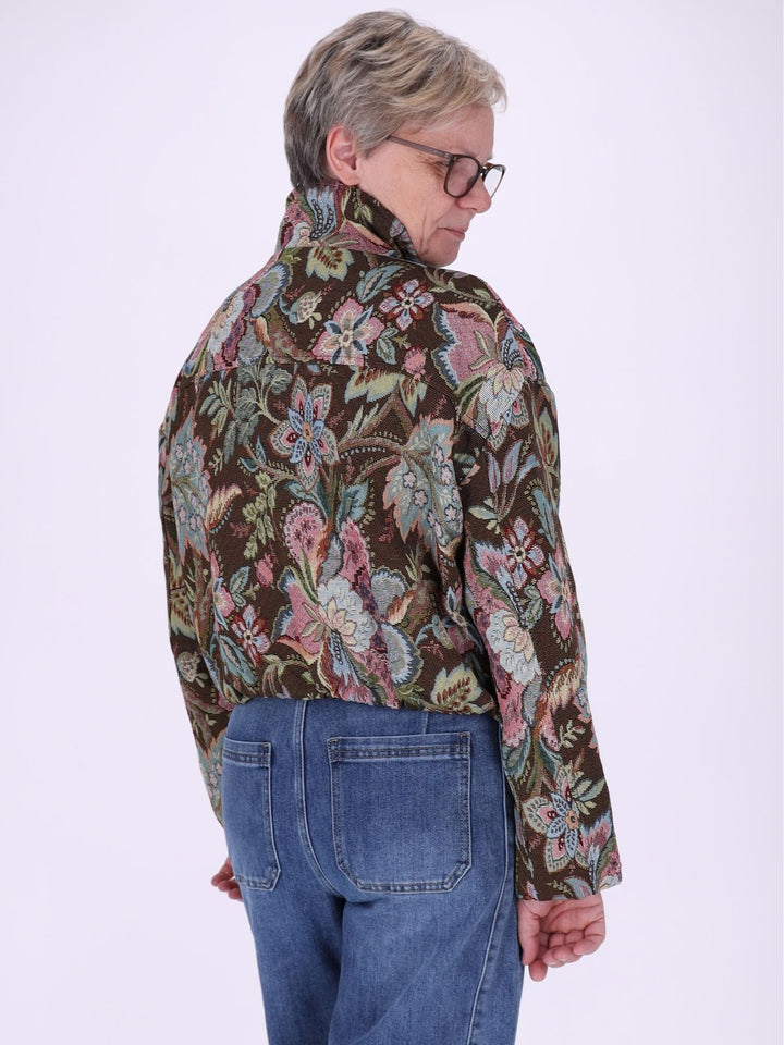 Bousonjacke kurz Gobelin Floral