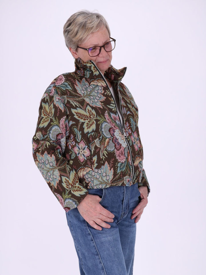 Bousonjacke kurz Gobelin Floral
