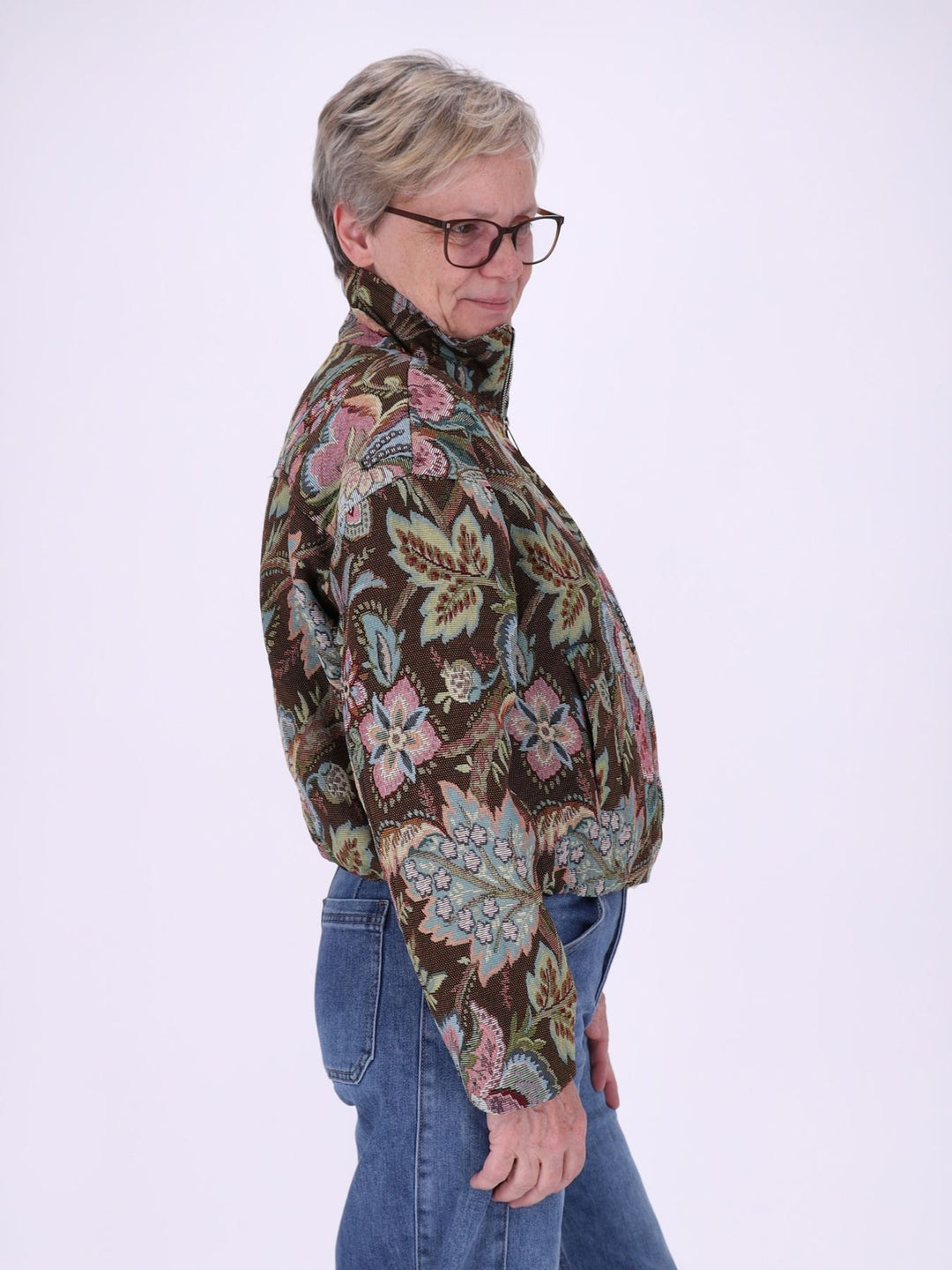Bousonjacke kurz Gobelin Floral