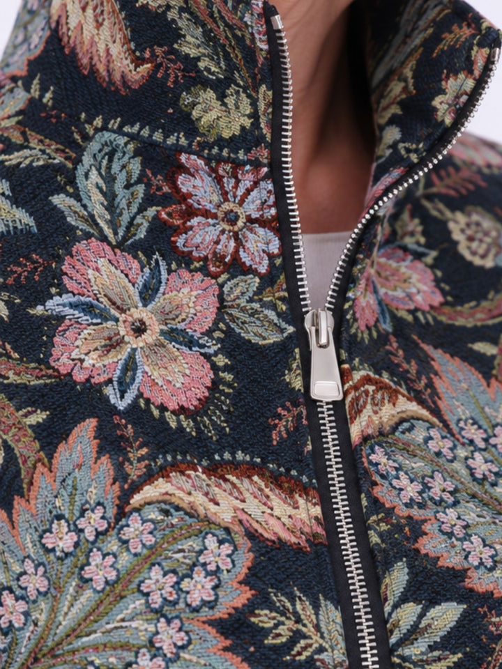 Bousonjacke kurz Gobelin Floral