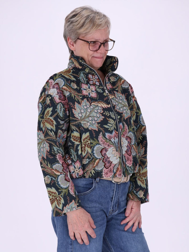 Bousonjacke kurz Gobelin Floral