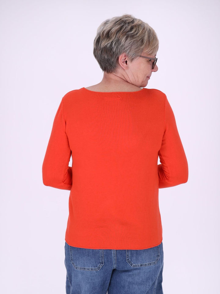 Shirt Damen Rundhals Feinstrick