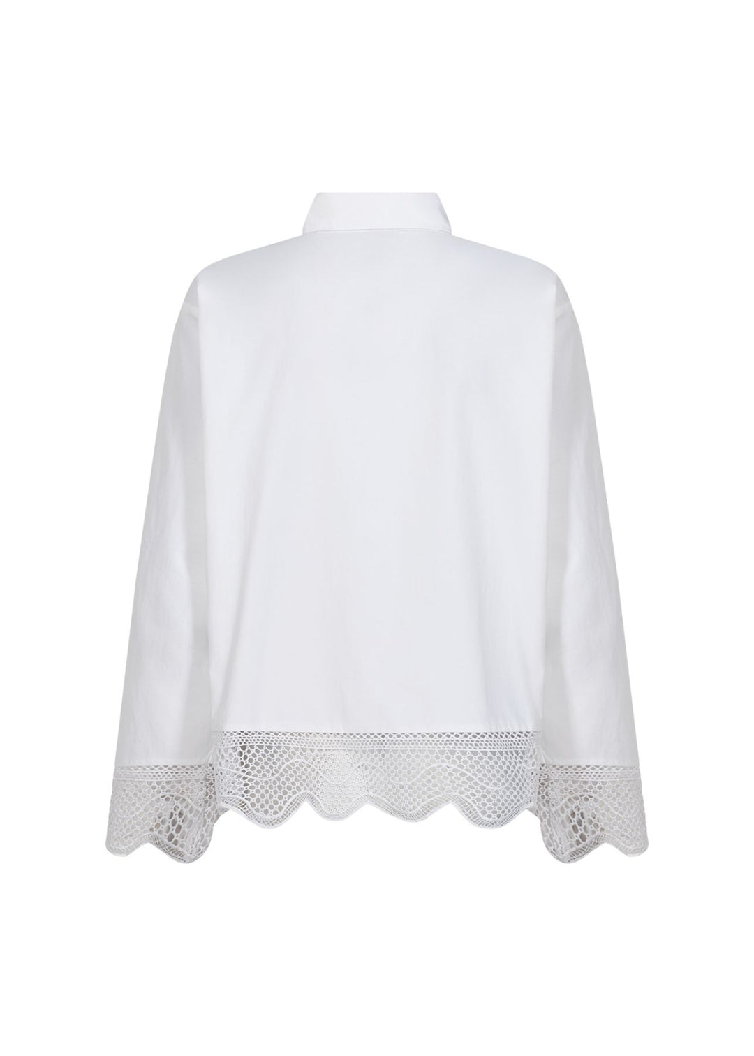 Bluse Damen mit Mesh-Spitze