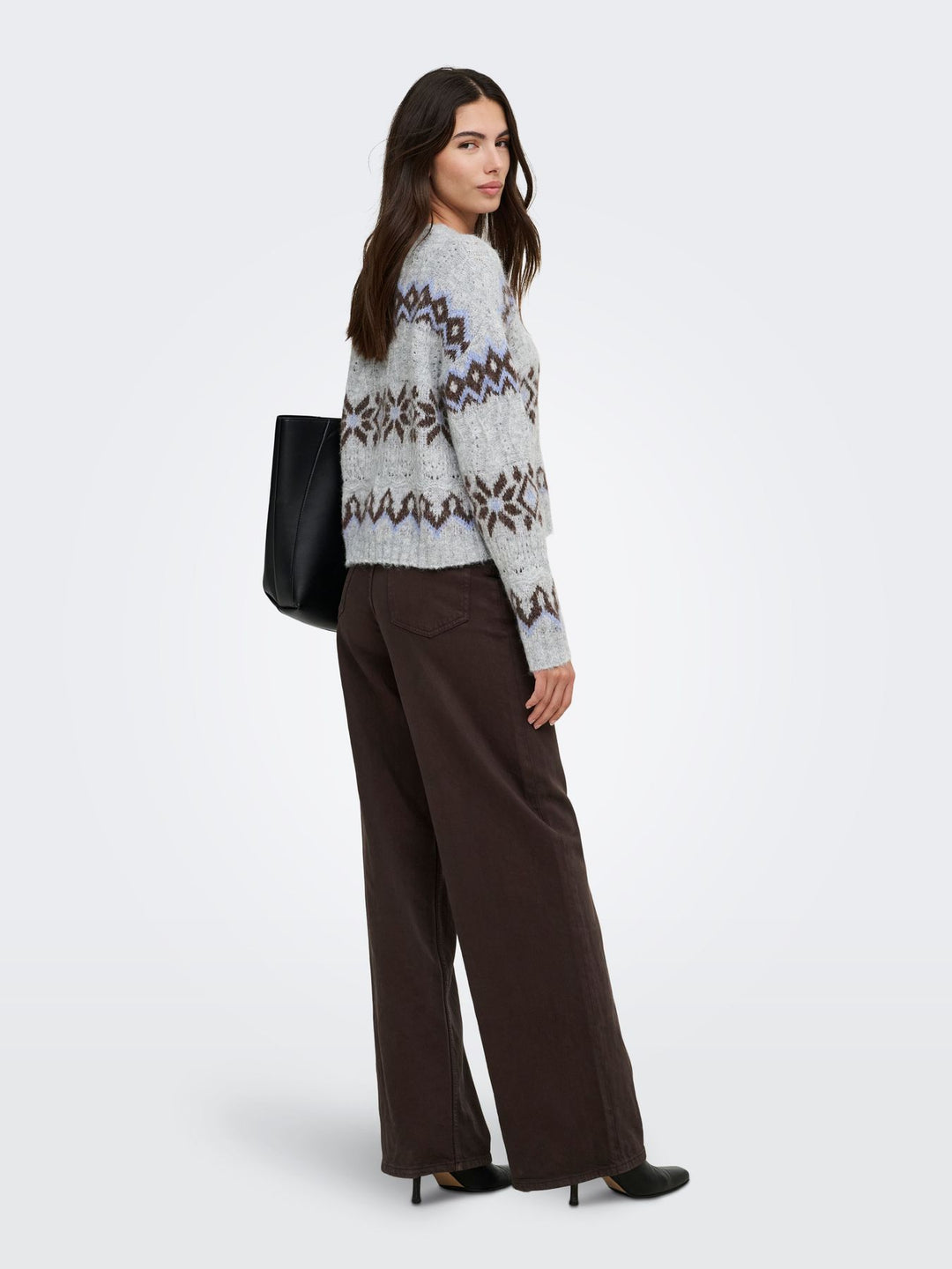 ONLSTOCKHOLM LS FAIR ISLE O-NECK KN