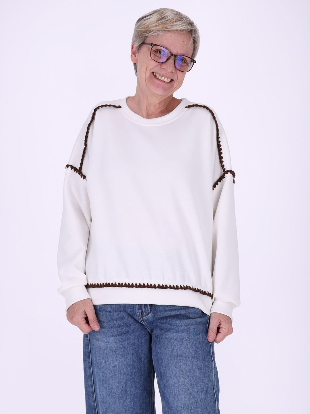 Sweat Damen Mäusezähne