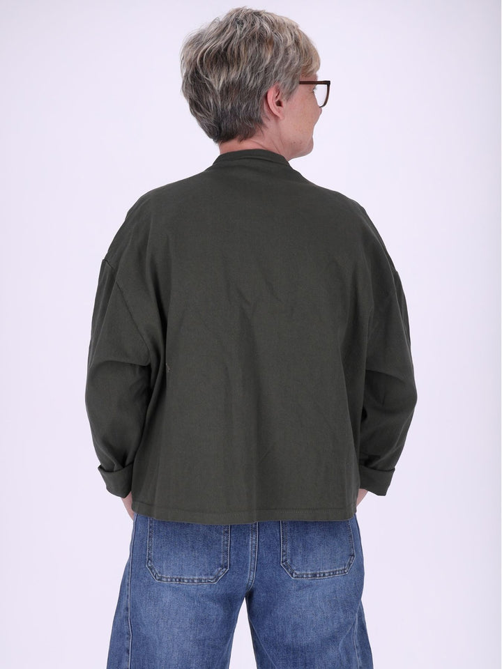 Damen Military Jacket aus Denim – lässig, modern & detailverliebt
