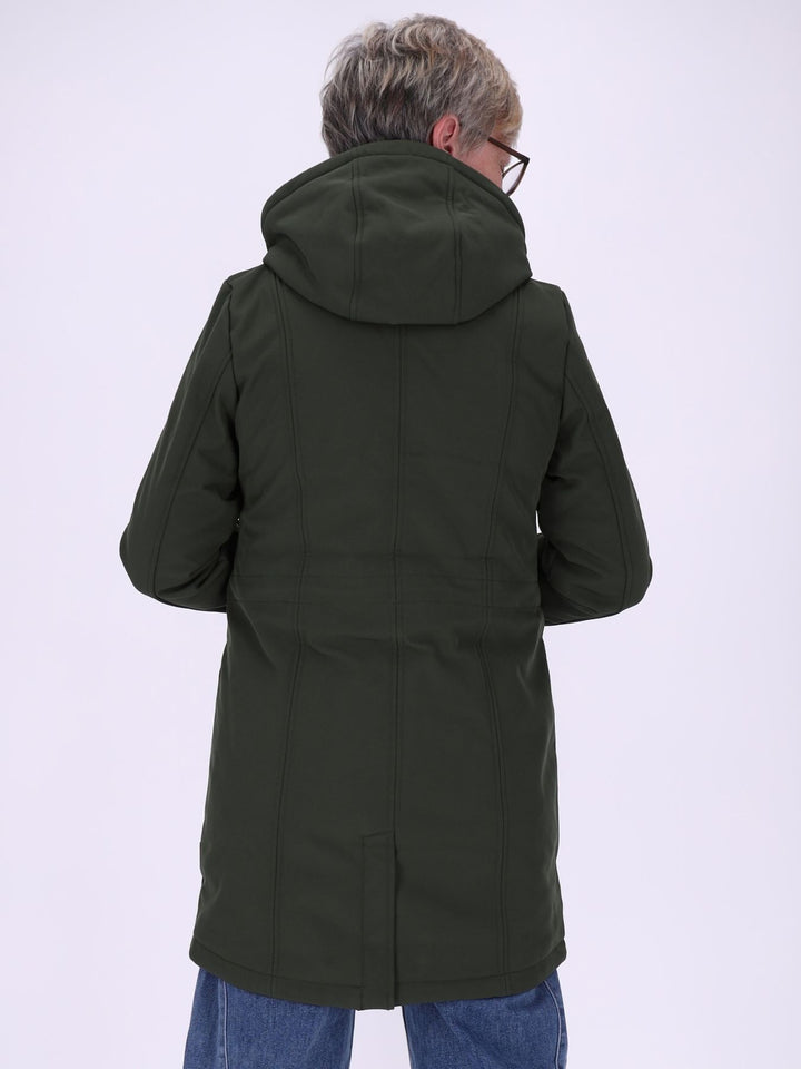 Grüne Damen Activewear Softshelljacke – wasserabweisend, windabweisend & atmungsaktiv