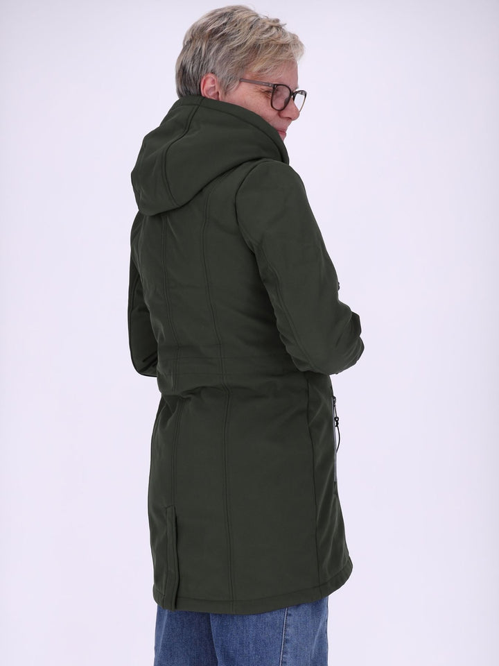 Grüne Damen Activewear Softshelljacke – wasserabweisend, windabweisend & atmungsaktiv
