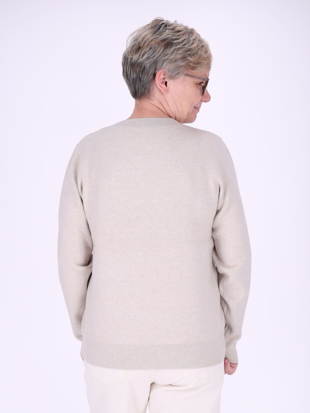 Damen Strickpullover Nadja in Beige – weich, zeitlos & vielseitig kombinierbar