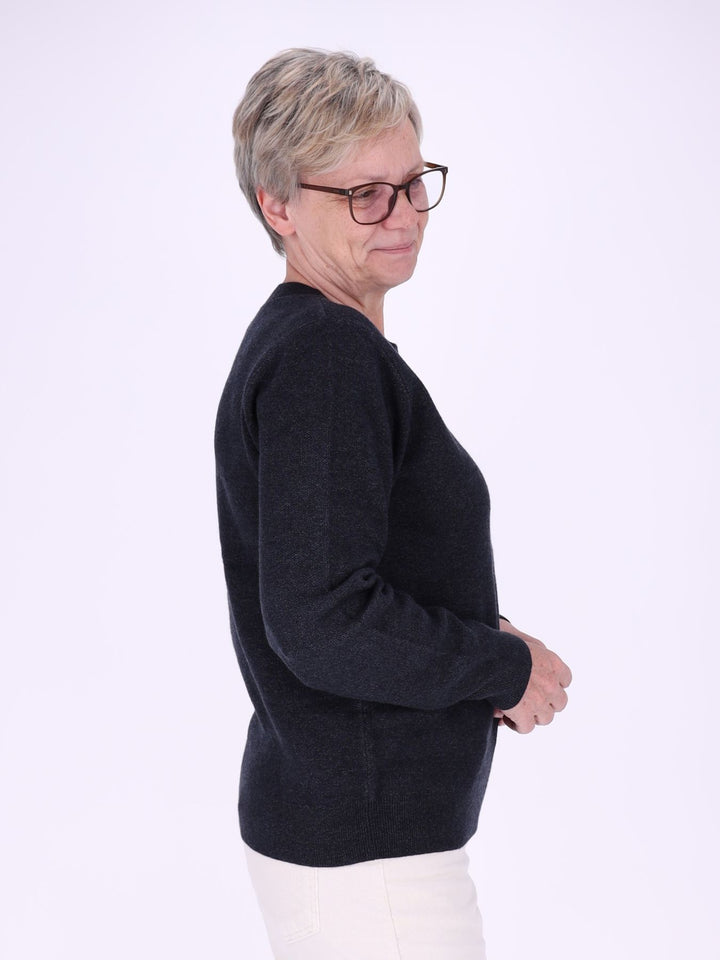 Damen Strickpullover Nadja in Night Sky – weich, elegant & zeitlos
