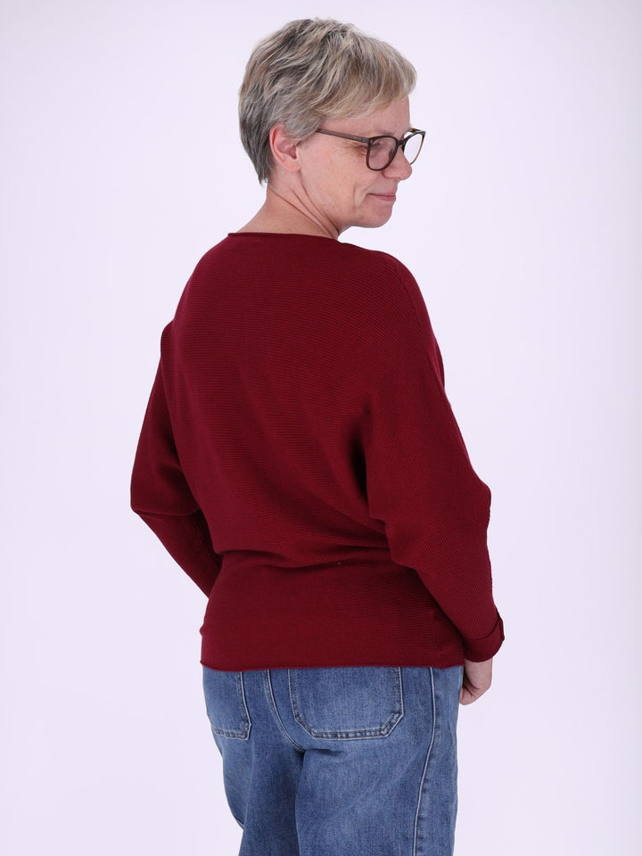 Strickpullover Damen Fledermaus Arme