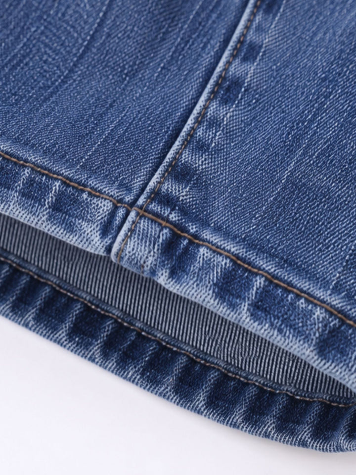 Ballonjeans Damen seitlicher Einsatz weites Bein
