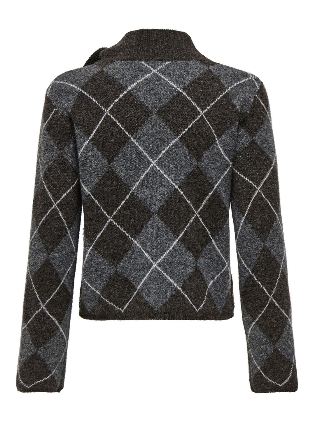 ONLOLIVIA LS ARGYLE TIE HIGHNECK CC
