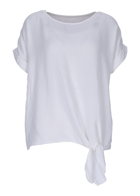 Damen T-Shirt zum binden