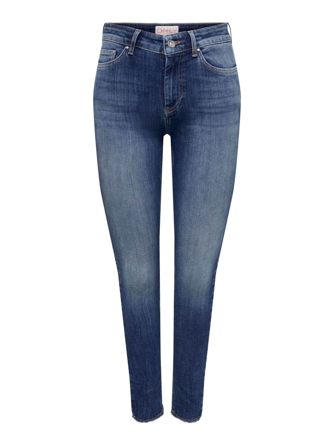Damen Skinny Jeans medium blue denim