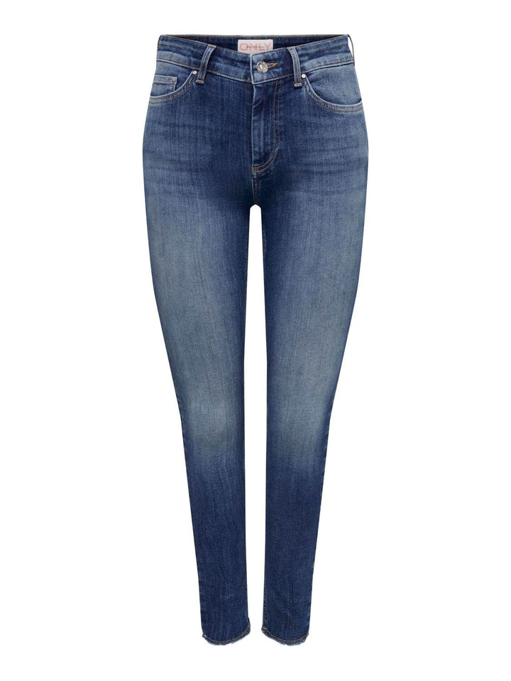 Damen Skinny Jeans medium blue denim