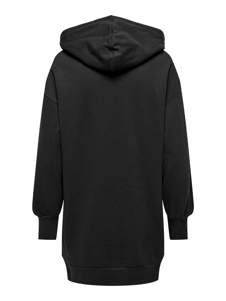 Damen Sweatshirtkleid schwarz