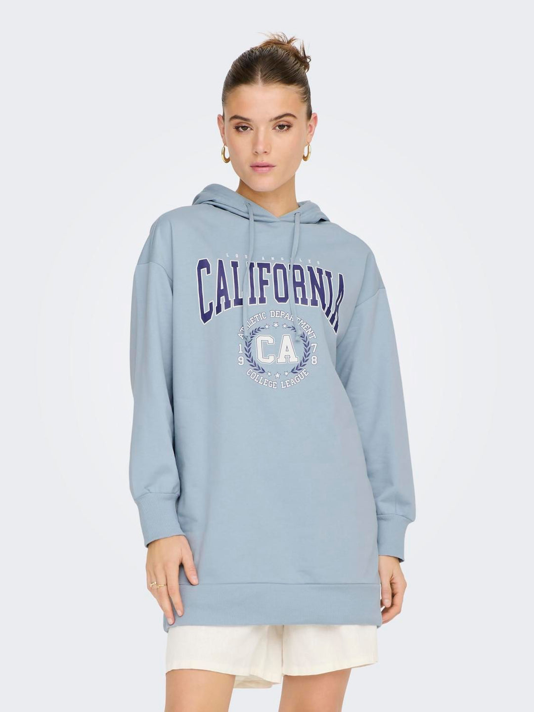 Damen Sweatshirtkleid blau