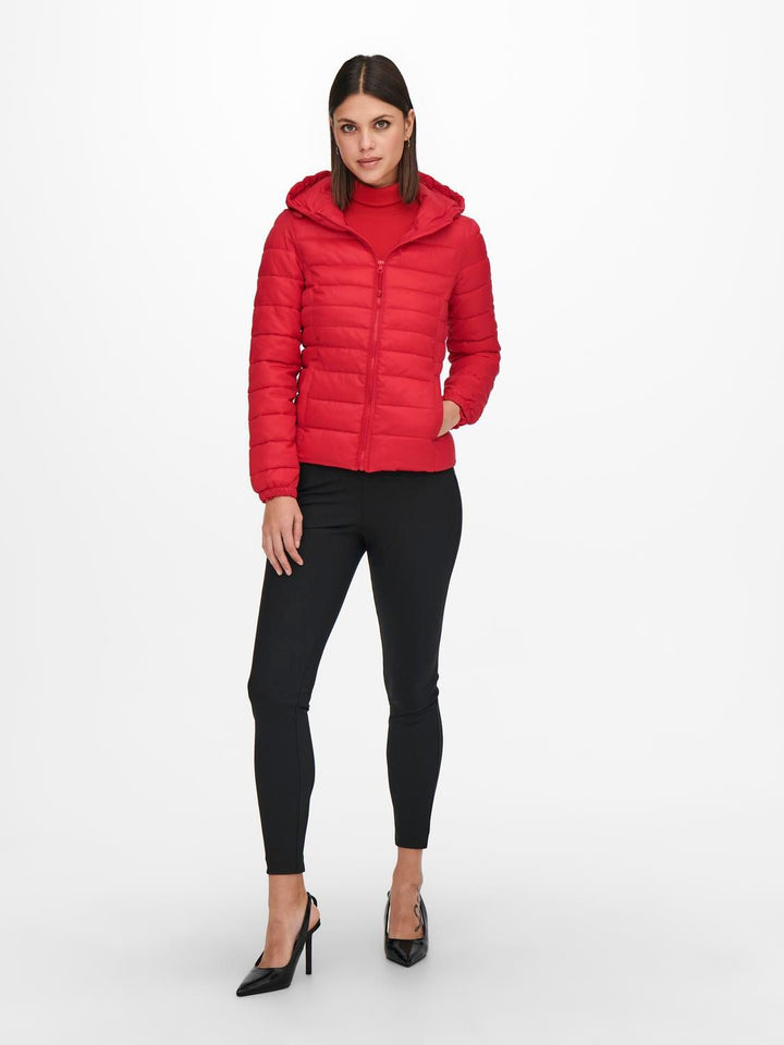 Damen ONLTAHOE HOOD JACKET OTW NOOS rot