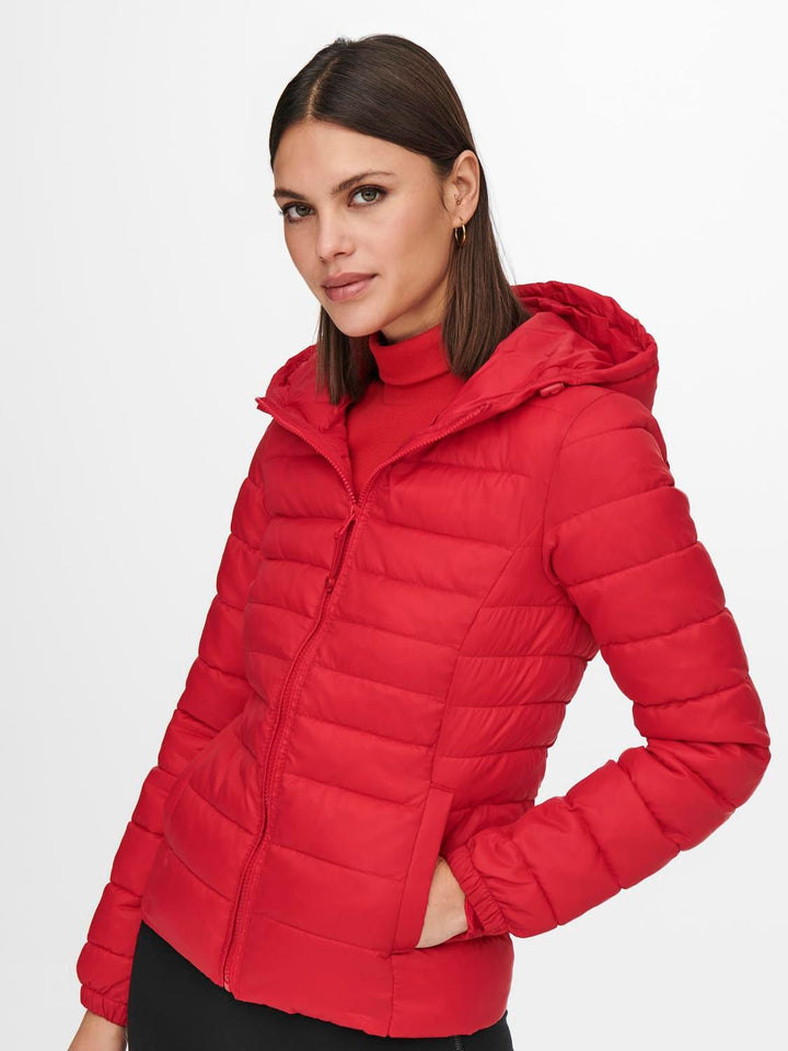 Damen ONLTAHOE HOOD JACKET OTW NOOS rot