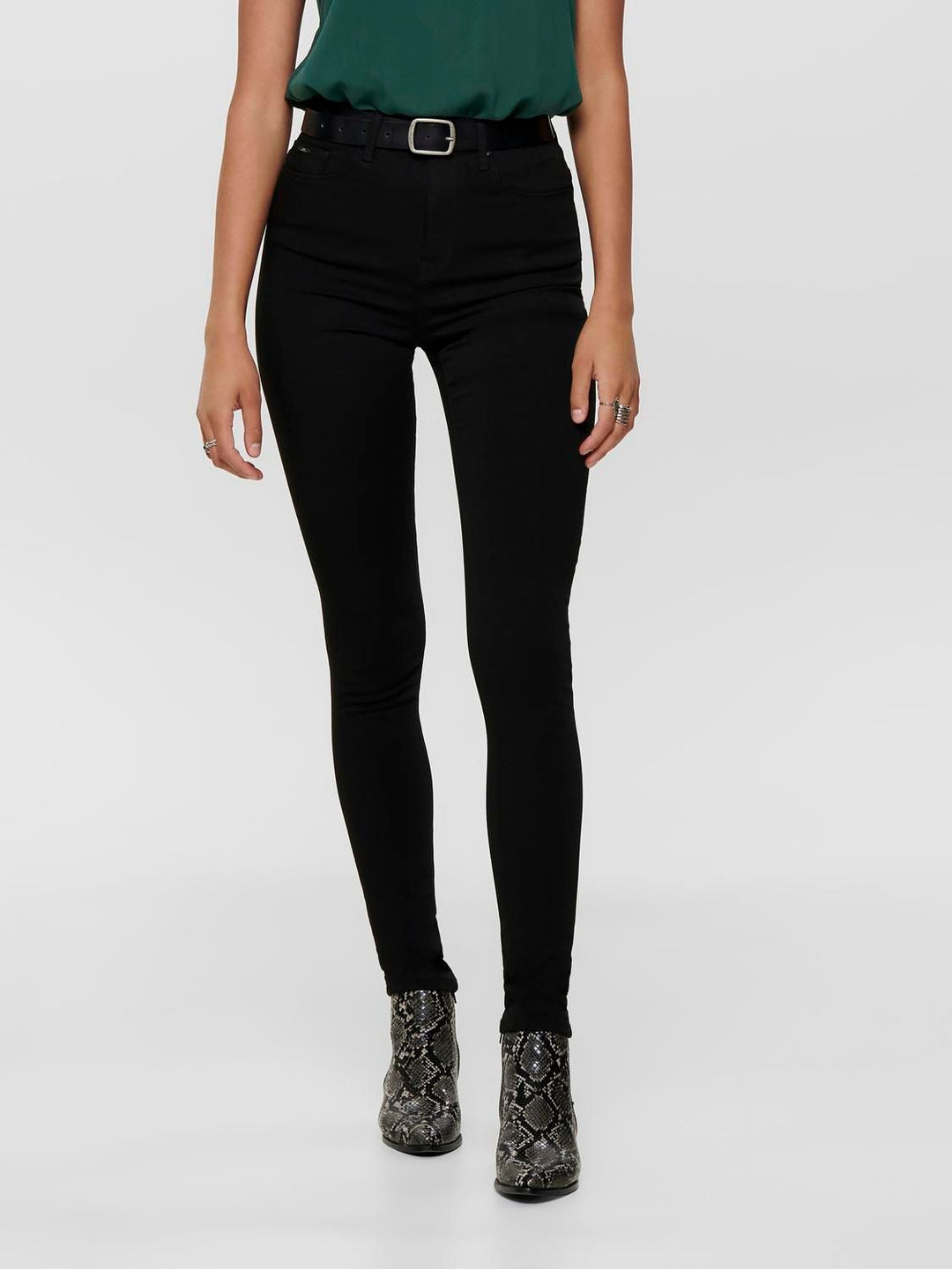 Damen Skinny Jeans schwarz