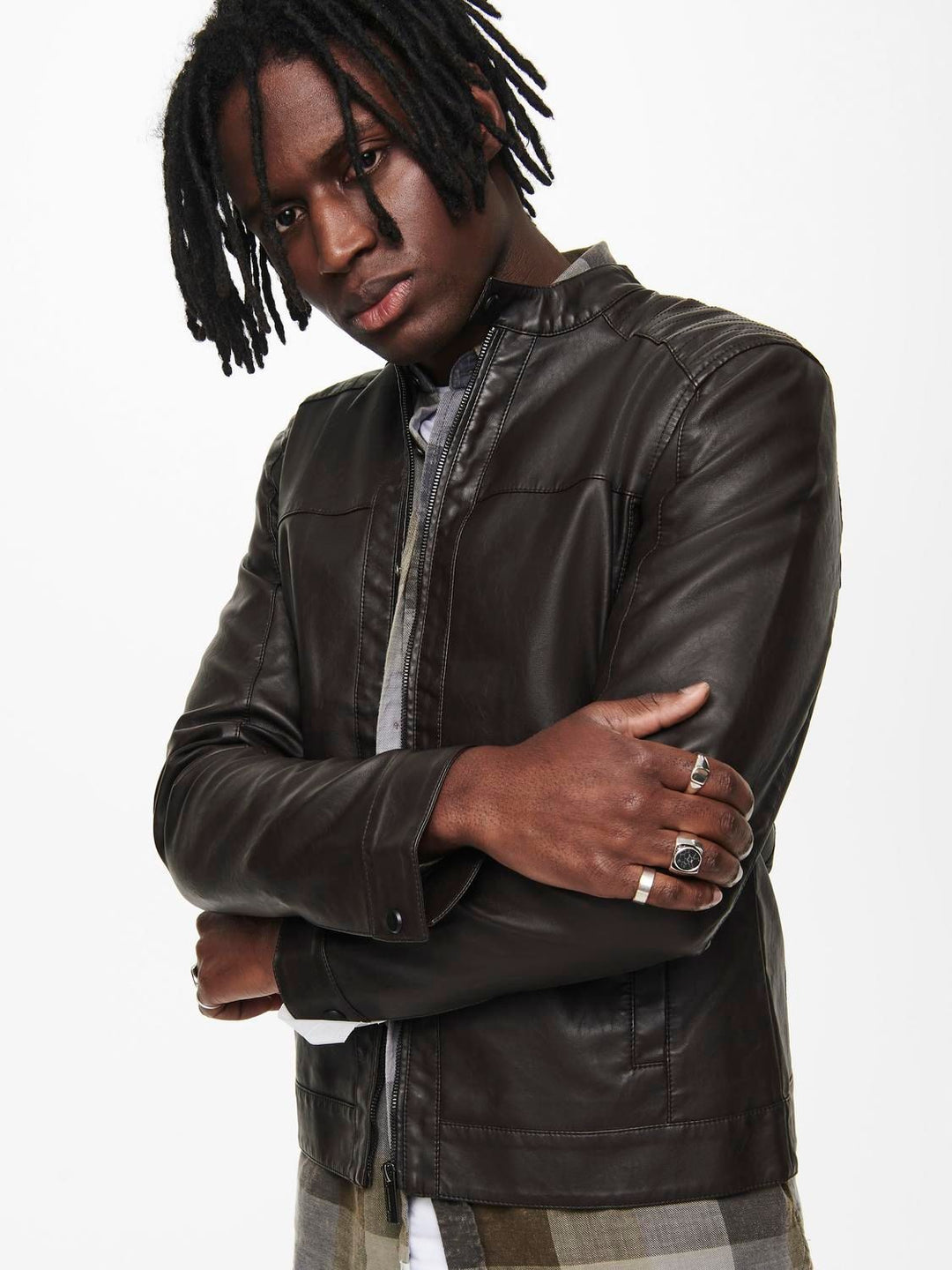 Herren Lederjacke