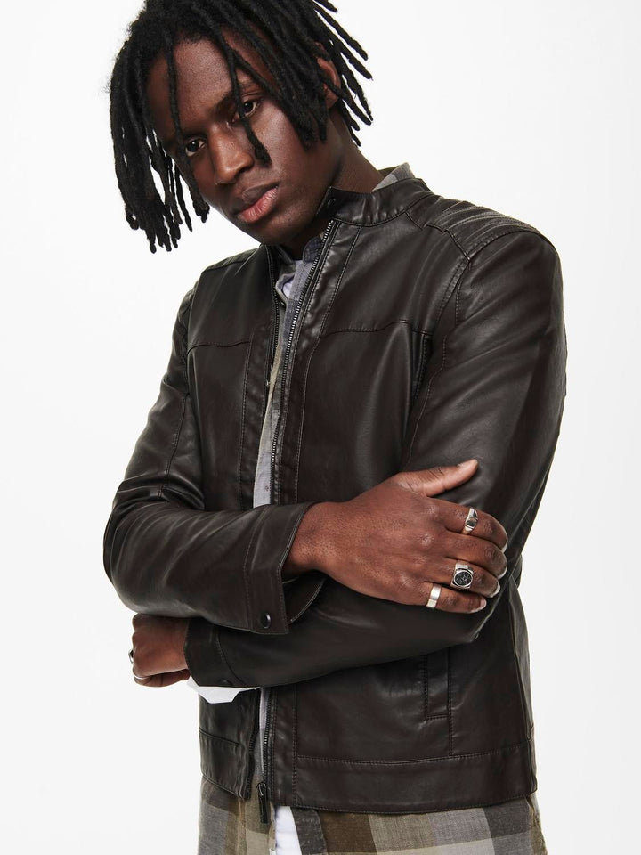 Herren Lederjacke
