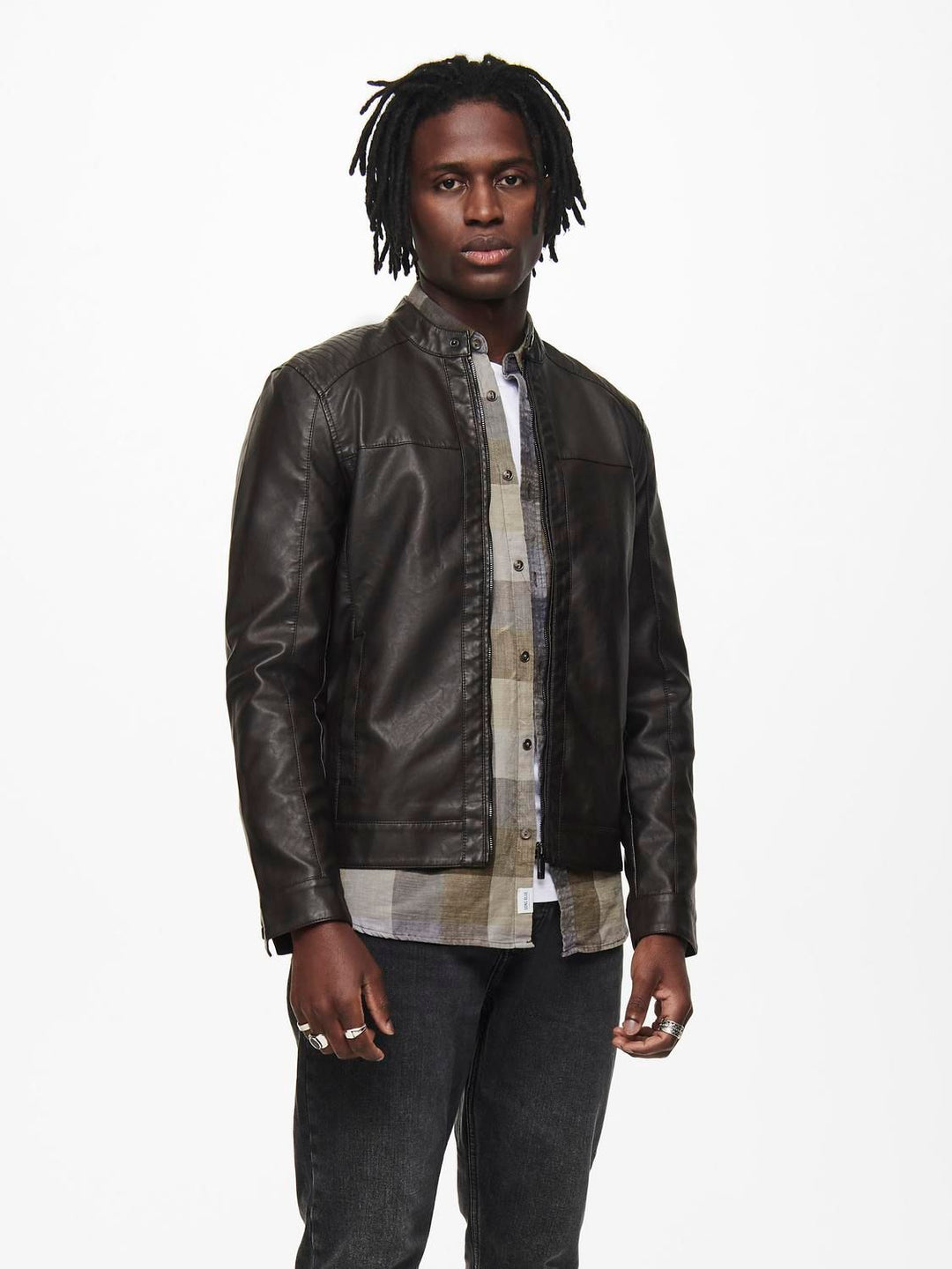 Herren Lederjacke
